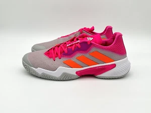Adidas Barricade Low Women's Size 10.5 Tennis & Pickleballl Shoes Pink HR2036 - Picture 1 of 10