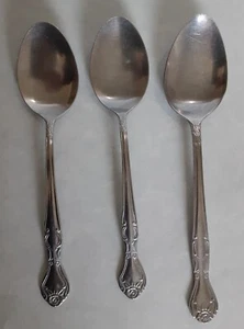 Vintage Nasco Edelstahl Besteck Korea Norma Suppenlöffel 7,5" & 8" Ersatz - Bild 1 von 5