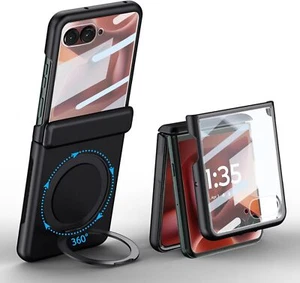 Funda con bisagra magnética con protector de pantalla para Motorola Razr Ultra 2025/Razr 2024 - Imagen 1 de 11