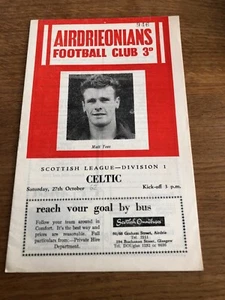 Airdrieonians v Celtic 27. Oktober 1962 - Bild 1 von 1
