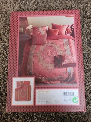 NUOVO Pip Studio Biancheria da Letto 135x200 Cm Pip Chique Rosa NP 100€ - Immagine 1 di 4