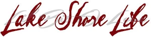Lake Shore Life Vinyl Decal Script Sticker Fishing Fisherman Fish Car Auto Boat - Picture 1 of 10