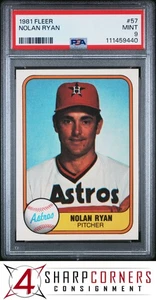 1981 FLEER #57 NOLAN RYAN ASTROS HOF PSA 9 - Picture 1 of 3