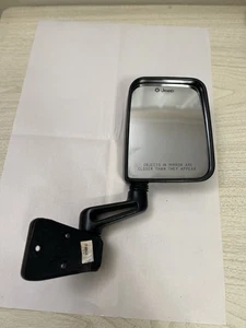 Espejos retrovisores laterales derecho e izquierdo Jeep TJ Wrangler OEM negros 1997-2002 necesita pintura - Imagen 1 de 14