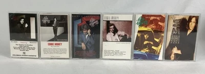EDDIE MONEY Cassette Lot x6 Self Titled Party No Control Hold Back Nothing Right - Image 1 of 4