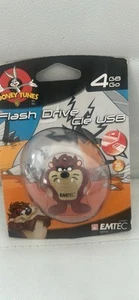 EMTEC Looney Tunes "Tasmanian Devil" 4 GB USB 2.0 Flash Drive b7 - Picture 1 of 4