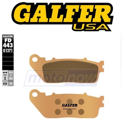 Galfer Brakes Rear 1371 HH Sintered Brake Pads for 2010-2013 Honda VFR1200F zu — 第 1/4 张图片