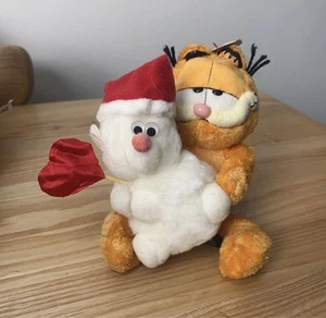 Garfield Santa Hat Snowman Plush - Picture 1 of 1