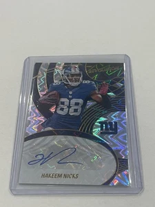 2025 Panini Revolution Hakeem Nicks Impact Auto /50 Giants  - Picture 1 of 2