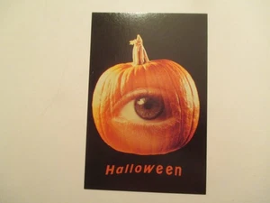 Halloween Postcard eye Pumpkin Continental Postcard #81 - Picture 1 of 2