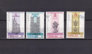 SA13c Tokelau 1978 25th Anniv Coronation of Queen Elizabeth II used stamps - Picture 1 of 1