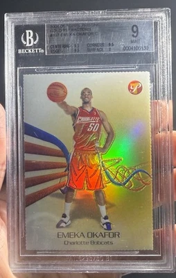 2004 Topps Pristine Emeka Okafor Rookie Gold Refractor /27 BGS 9 💎 3x 9.5 Subs - Image 1 of 3