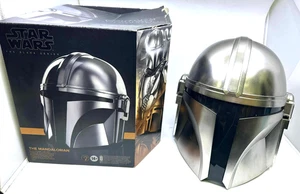 Star Wars The Mandalorian Black Series Electronic Helmet - HASF0493 - Picture 1 of 7