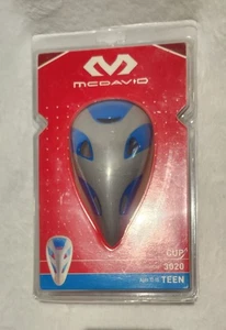 McDavid 3020 FlexCup Teen Ages 12-15 NIB - New, Baseball Nut Cup - Blue & Gray - Picture 1 of 3
