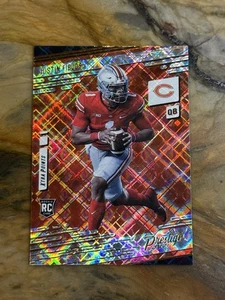 Justin Fields 2021 Panini Prestige #203 Xtra Points Diamond Chicago Bears - Picture 1 of 2