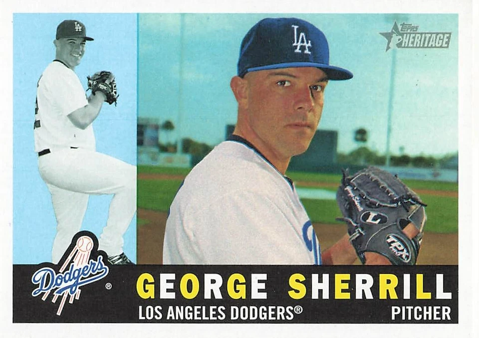 GEORGE SHERRILL 2009 TOPPS HERITAGE HI NUMBER #579 - Image 1 of 2