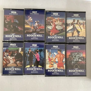 Time Life Music STILL ROCKIN’ Cassette Lot 8 Rock 'N' Roll 1956-1963 57 58 59 60 - Picture 1 of 11