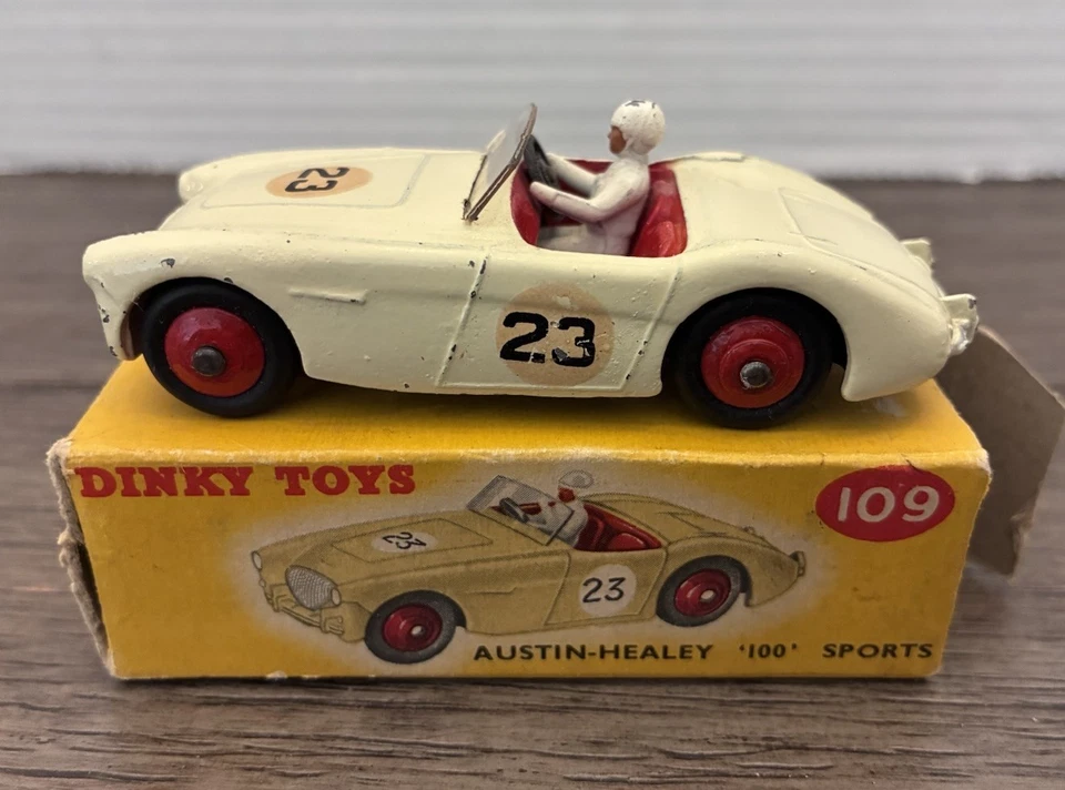 Dinky 109 Austin Healey 100 Sports W/Original Box - Image 1 of 4