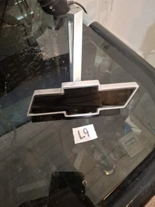 CUSTOM CHEVY ALUMINUM BOWTIE REAR VIEW MIRROR - Picture 1 of 8