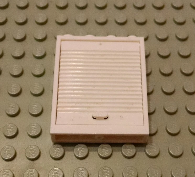 LEGO Blanco 1x4x4 Elevador Puerta Garaje Pieza Foto 1 de 1