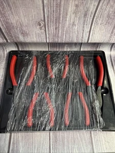 Snap-on 5pc Snap Ring SRPC105 Pliers Set Red Angle & Straight Tip USA - Picture 1 of 7