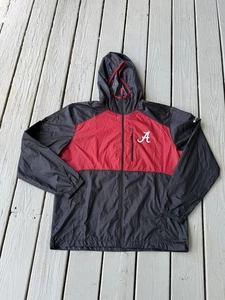 Columbia Alabama Crimson Tide Colorblock Giacca con Zip Imballabile Taglia Large - Foto 1 di 6