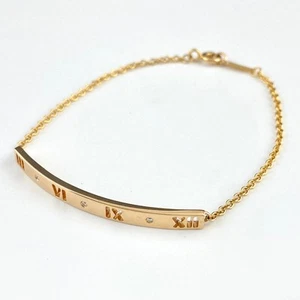 Tiffany Atlas Bar Bracelet 750 Used - Picture 1 of 5