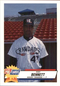 Ricky Bennett 1993 Fleer ProCards #1269 RC Hickory Crawdads *AutographDen* - Picture 1 of 2