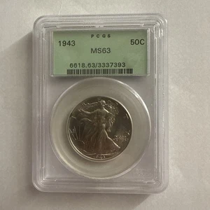 1943-S WALKING LIBERTY HALF DOLLAR PCGS MS63 - Bild 1 von 9