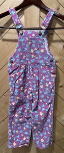 Mono vintage de pana paleta talla 5 floral - Imagen 1 de 8