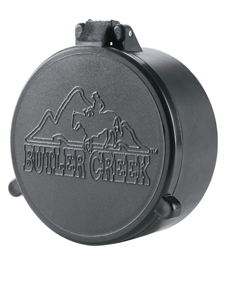 Butler Creek Objective Lens Flip-Open Scope Cover - Black (Choose Objective)