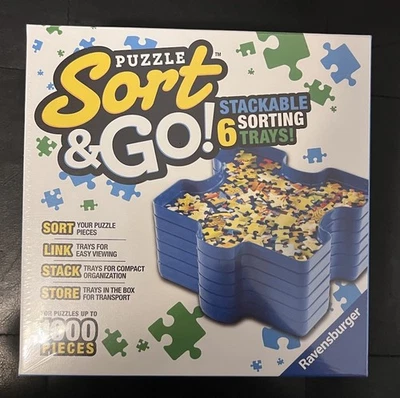 Ravensburger's Sort & Go! Rompecabezas Bandejas Clasificadoras Apilables Nuevo Foto 1 de 3