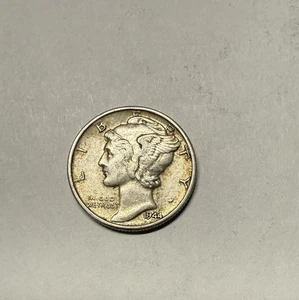 1944 P Merkur Groschen, 90% Silber, 10C, vz, #143 - Bild 1 von 2