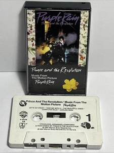 Prince and the Revolution (1984 Cassette) Purple Rain - Warner Bros. WB 25110-4 - Picture 1 of 9