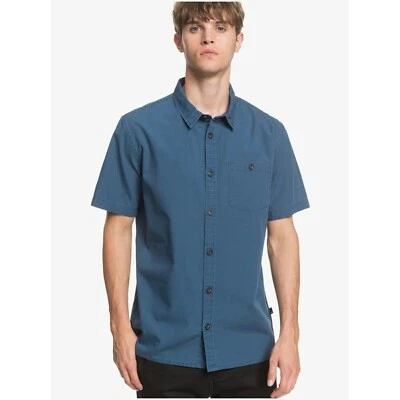 Camisa Quiksilver Taker SS Azul Mayólica 2020 Manga Corta Surf Skate... Foto 1 de 2