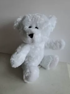RARE Vintage Progressive Plush Olivia White Teddy Bear 11" Stuffed Animal Toy - Picture 1 of 4