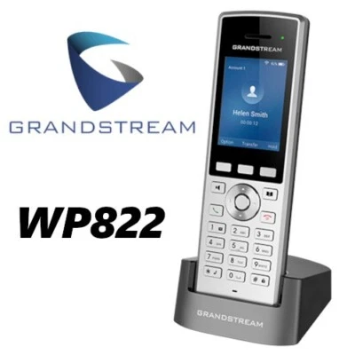 Grandstream WP822 Cordless Dual-Band WiFi Phone 2 SIP 2 Line - Image 1 of 4