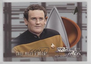 1997 SkyBox Star Trek: The Next Generation Season 6 Chief Miles O'Brien #623 0b5