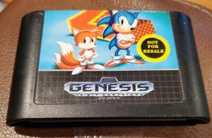Sonic the Hedgehog 2 (Sega Genesis, 1992) *Cartridge Only* Not For Resale - Picture 1 of 3
