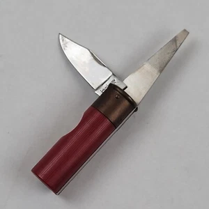 Vintage 1980s Kershaw Pocket Knife 12 Gauge Shotgun Shell Folding Made In Japan - Picture 1 of 16
