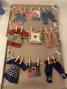 CLOTHESLINE LAUNDRY ROOM DECORATION HANDMADE IN USA - Picture 1 of 13