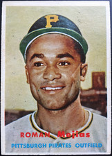 1957 Topps #362 ROMAN MEJIAS Pittsburgh Pirates  MLB baseball card EX