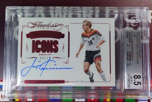 2016 Panini Flawless Jurgen Klinsmann International Icons Ruby Auto 4/15 Germany