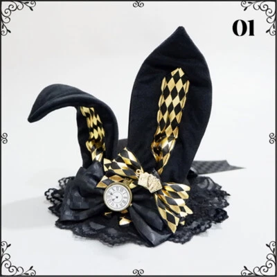 Sombrero Lolita Original Hecho a Mano Tocado Flor Píldora Fiesta del Té Accesorio para el Cabello 1x Foto 1 de 4