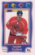 2001-02 Czech Bonaparte IQ Sport Blue #15 Frantisek Kucera