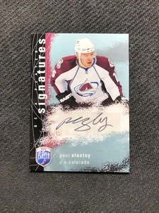 2007-08 UPPER DECK BE A PLAYER BAP PAUL STASTNY SIGNATURE AUTO #S-PS - Picture 1 of 2