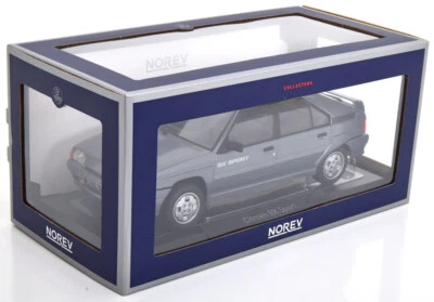 BX SPORT 1985 GRIGIO METALLO NOREV 181690 1:18 GRIGIO METALLIZZATO 4 PORTE - Immagine 1 di 3