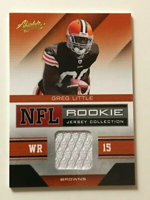 2010 ABSOLUTE FOOTBALL No.14 GREG LITTLE JERSEY BROWNS ROOKIE - Image 1 of 2