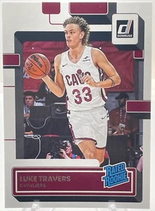 2022 Donruss Basketball #248 Luke Travers Cleveland Cavaliers - Bild 1 von 2