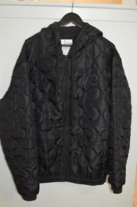 UNGETRAGENER Zero Foxtrot Woobie Hoodie einfarbig SCHWARZ gesteppt Reißverschluss Herren XL ausverkauft - Bild 1 von 4